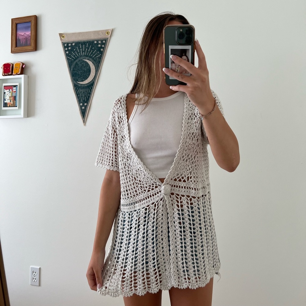 crochet pullover